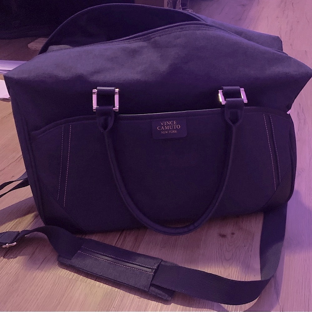Vince Camuto Navy Duffel/Weekender/Carry On